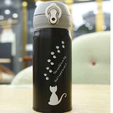 Stainless steel vacuum flask cat claw vacuum cup