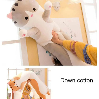 Cat Cuddly Toy Side Sleeper Pillow