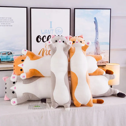 Cute Soft Long Cat Pillow