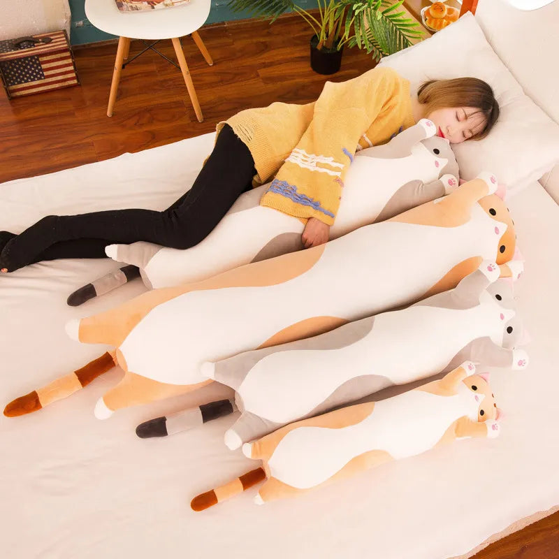 Cute Soft Long Cat Pillow